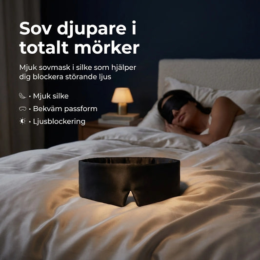 Silken Sleep - Lyxig sovmask i mullbärssilke
