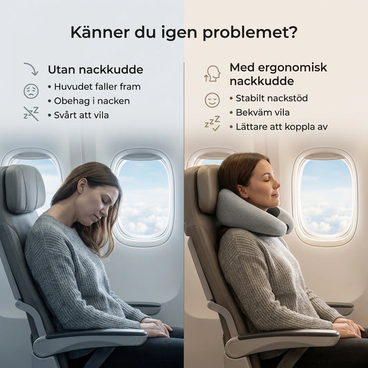Travel Pillow - Ergonomisk nackkudde