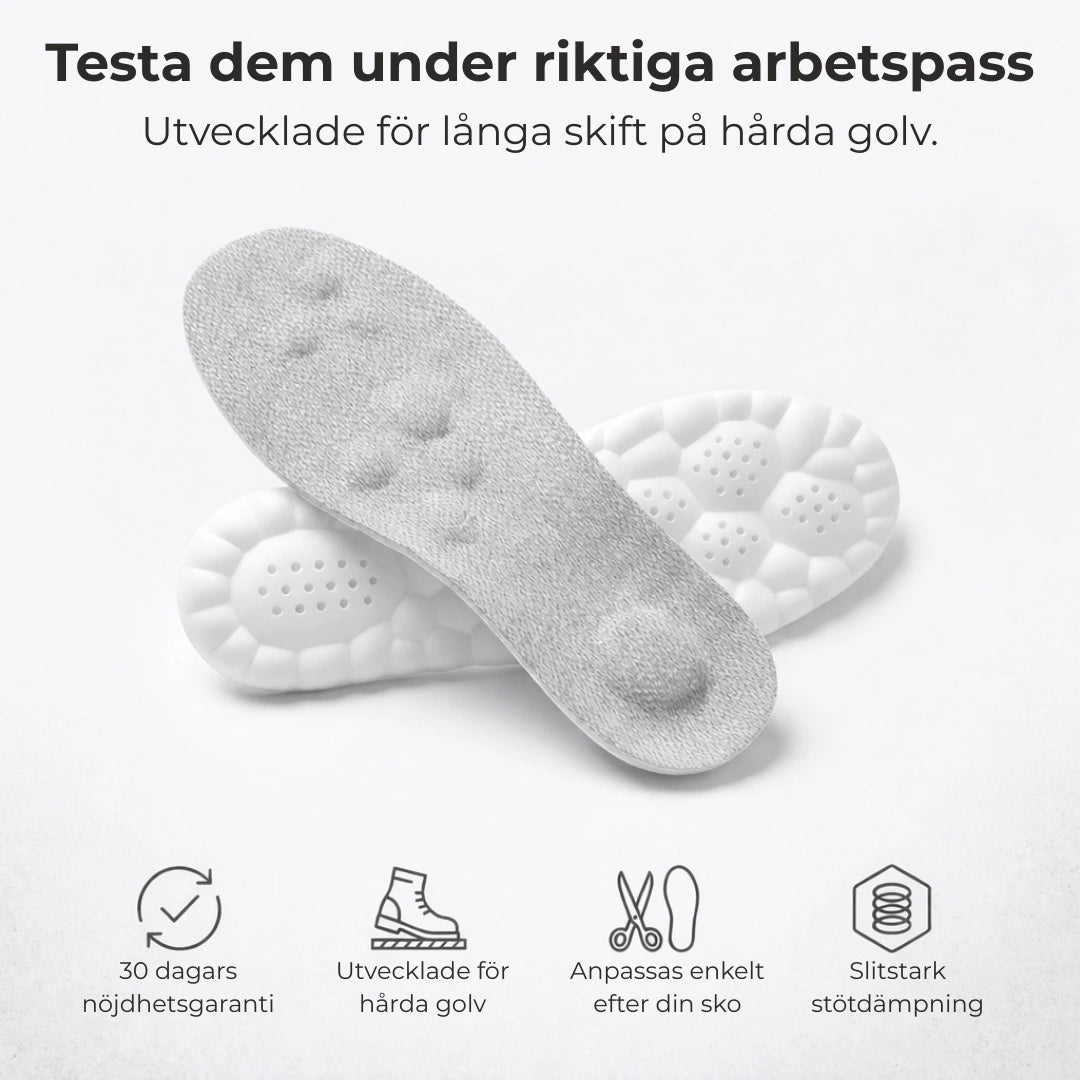 Cloud Insoles - Ergonomiska sulor för hela dagen
