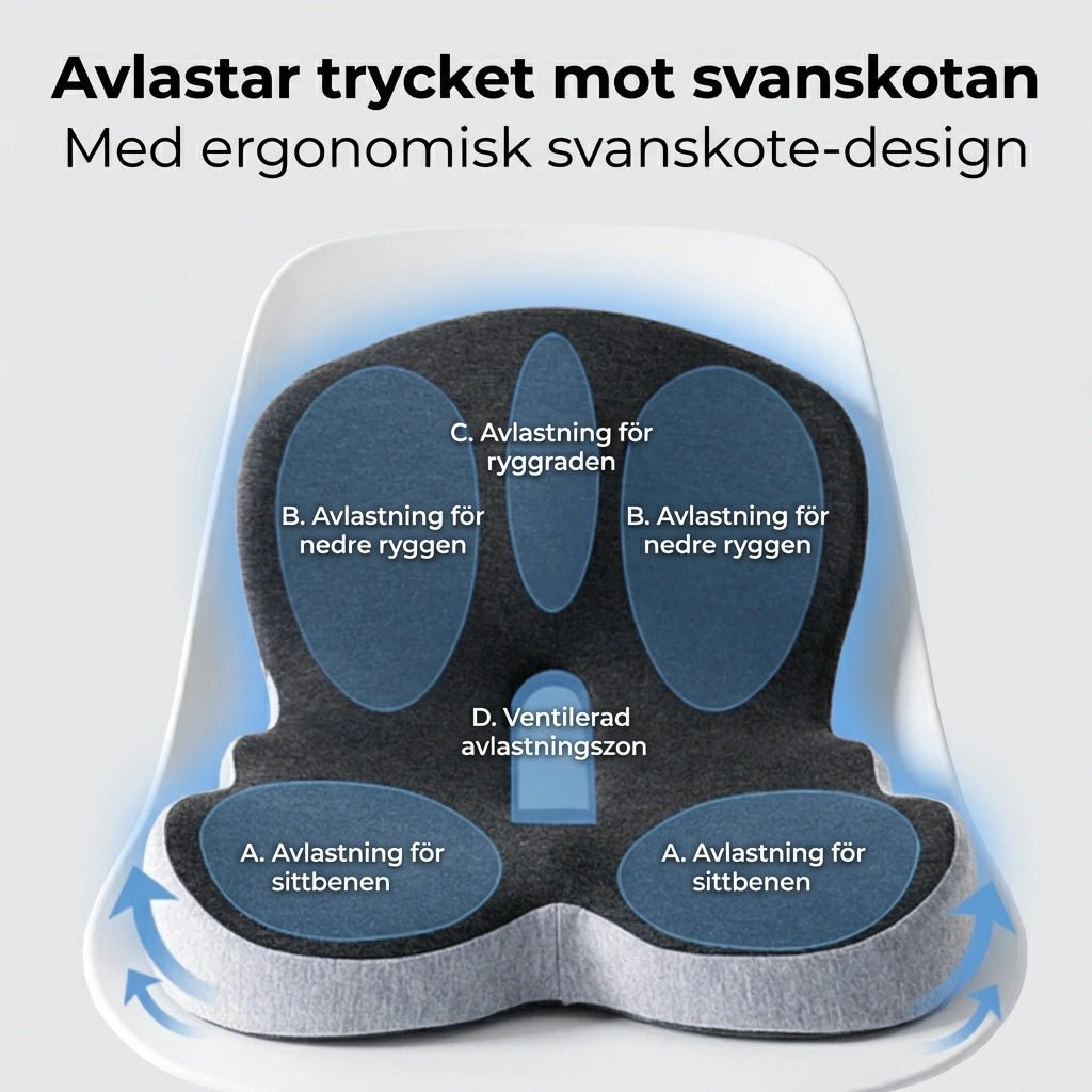 Posture Seat - Ergonomisk sittkudde för bättre hållning