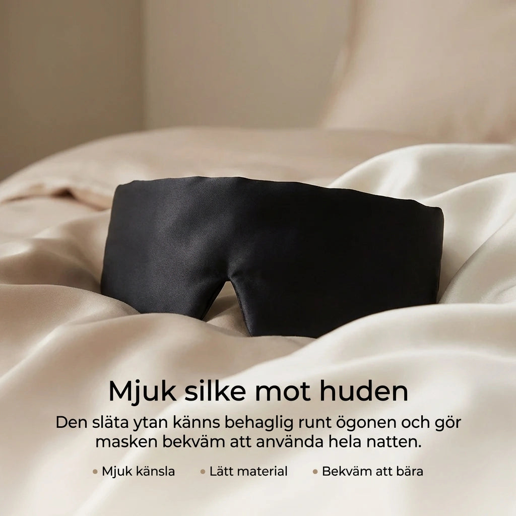 Silken Sleep - Lyxig sovmask i mullbärssilke
