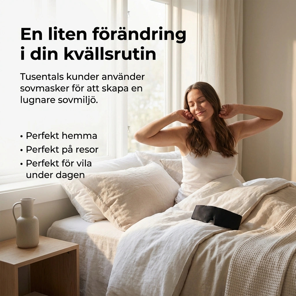 Silken Sleep - Lyxig sovmask i mullbärssilke