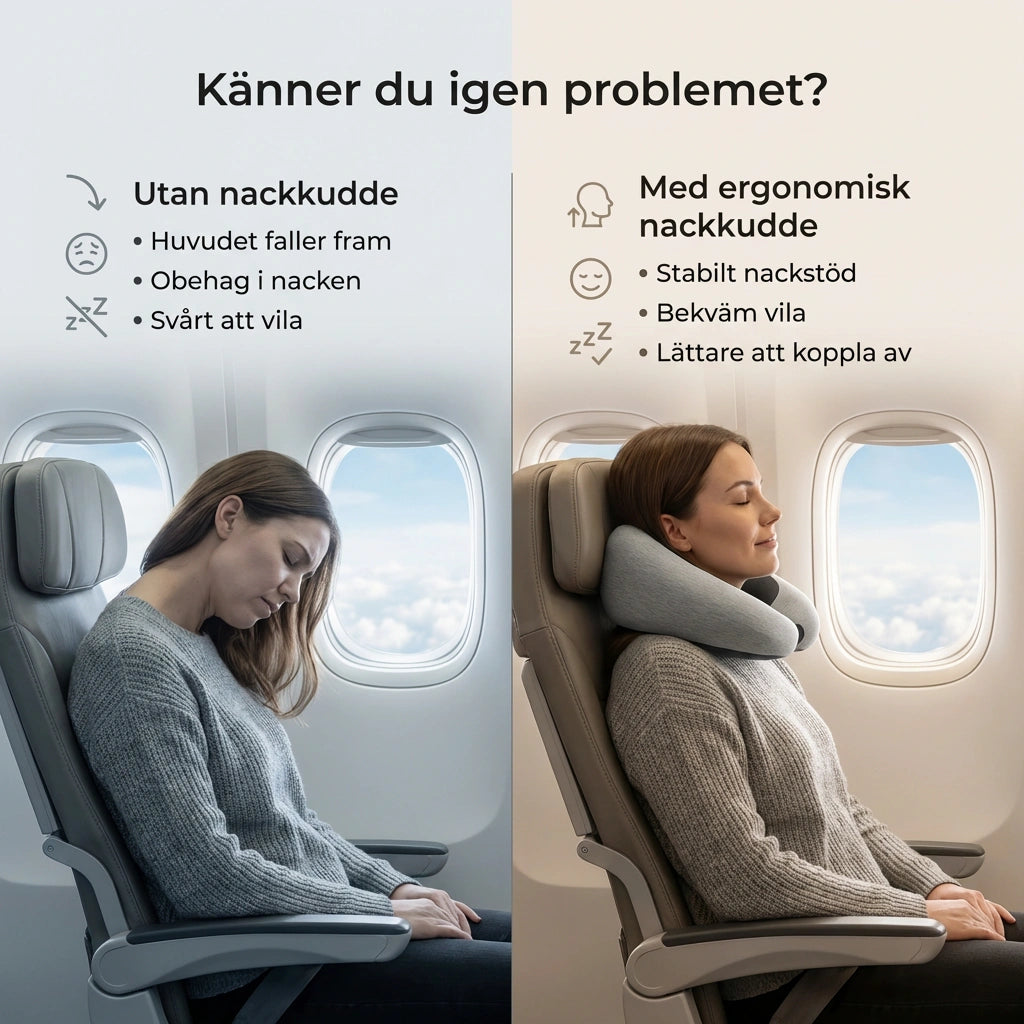 Travel Pillow - Ergonomisk nackkudde