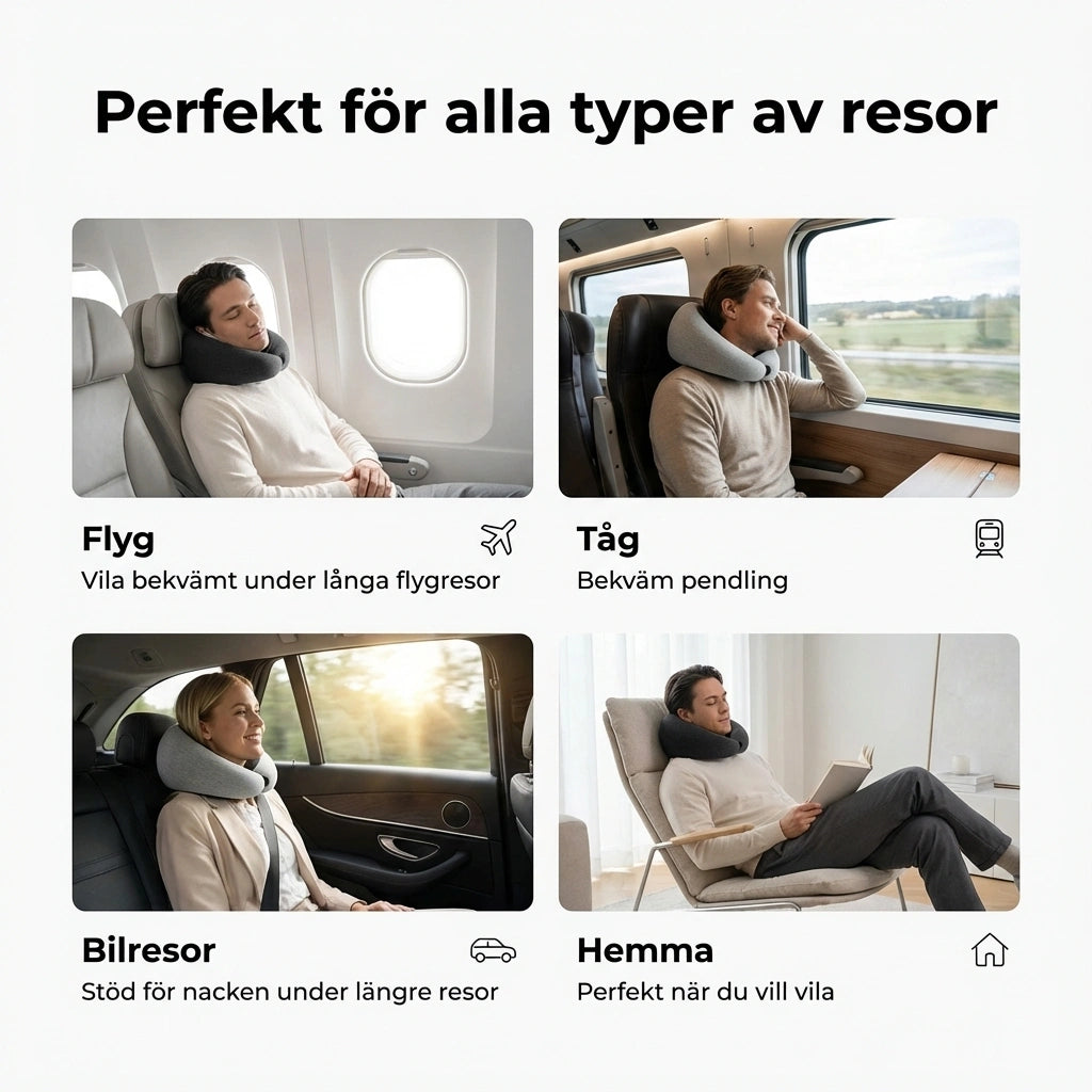 Travel Pillow - Ergonomisk nackkudde